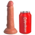 Kép 4/6 - King Cock Elite 6 - tapadótalpas, élethű dildó (15cm) - sötét