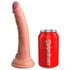 Kép 4/6 - King Cock Elite 7- tapadótalpas, élethű dildó (18cm) - natúr