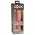 Kép 3/6 - King Cock Elite 8 - tapadótalpas, élethű dildó (20cm) - natúr