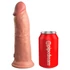 Kép 4/6 - King Cock Elite 8 - tapadótalpas, élethű dildó (20cm) - natúr