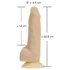 Kép 9/11 - Naked Addiction Rotating 7 - forgófejes vibrátor (18cm) - natúr