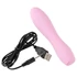 Kép 7/8 - Cuties Mini 3 - akkus, vízálló, bordás vibrátor (pink)