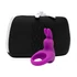 Kép 2/6 - Happyrabbit Cock Kit - vibrációs péniszgyűrű tárolóval (lila)