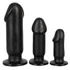 Kép 3/8 - Anos Trainig Kit - anál plug szett (3 részes) - fekete