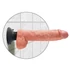 Kép 5/7 - King Cock 10 tapadótalpas vibrátor (25 cm) - natúr