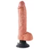 Kép 1/7 - King Cock 10 tapadótalpas vibrátor (25 cm) - natúr
