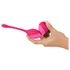 Kép 7/8 - SMILE Love Balls - rádiós vibrációs tojás -82g (pink)