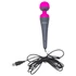 Kép 2/4 - PalmPower Wand - masszírozó vibrátor powerbankkal (pink-szürke)
