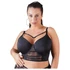 Kép 1/5 - / Cottelli Plus Size - pántos-csipkés melltartó (fekete)