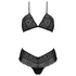 Kép 3/5 - Passion Eco Kerria - csipke bikini szett (fekete)
