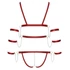 Kép 8/8 - Bad Kitty - szegecses bondage body (piros)