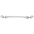 Kép 1/4 - ZADO - dupla fém karabiner és lánc (15cm)