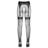 Kép 6/6 - Cottelli Legwear - combfix hatású, nyitott harisnya - fekete (S-L)