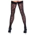Kép 2/6 - Cottelli Legwear - párducmintás combfix (fekete)