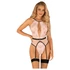 Kép 1/4 - Obsessive Lilines - harisnyatartós body (pink)