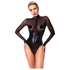 Kép 1/9 - Noir - fényes body átlátszó betéttel (fekete)