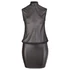 Kép 5/6 - Cottelli Plus Size - fényes chiffon ruha (fekete)