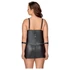 Kép 7/8 - Cottelli Plus Size - ruha bilinccsel (fekete)