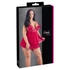 Kép 1/6 - Cottelli Plus Size - csipkés, lenge babydoll (piros)