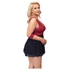Kép 4/7 - Cottelli Bondage Plus Size - babydoll (piros)