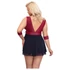 Kép 5/7 - Cottelli Bondage Plus Size - babydoll (piros)