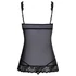 Kép 5/5 - Kissable - nyitott babydoll (fekete)