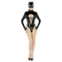 Kép 2/8 - Black Velvet - hosszúujjú Batwoman body (fekete)