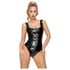 Kép 4/6 - LATEX - végig cipzáras latex body (fekete)