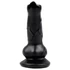 Kép 2/2 - Animalorny - kutya pénisz dildó - 12cm (fekete)