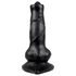 Kép 1/2 - Animalorny - kutya pénisz dildó - 12cm (fekete)