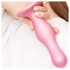 Kép 4/5 - Strap-on-me Curvy S - hullámos, talpas dildó (pink)