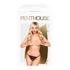 Kép 1/3 - Penthouse Hot Getaway - masnis, nyitott, csipke tanga (fekete)