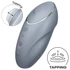 Kép 2/7 - Satisfyer Tap & Climax 1 - 2in1 vibrátor és csiklóizgató (szürke)