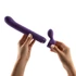 Kép 2/9 - Magic Stick - vibrátor cserélhető csiklókarral (lila)