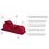 Kép 10/11 - Liberator Esse Lounger - variálható szex szófa (fekete)