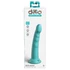 Kép 3/7 - Dillio Slim Seven - tapadótalpas stimuláló dildó (20cm) - türkiz