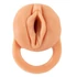 Kép 7/9 - Nature Skin - péniszköpeny és műpunci - 18cm (natúr)