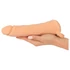 Kép 7/9 - Nature Skin - 2in1 műpunci és péniszköpeny - 23cm (natúr)