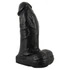 Kép 1/9 - Realistixxx Real Giant - herés dildó - 22 cm (fekete)
