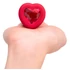 Kép 10/14 - b-vibe heart - akkus, rádiós anál vibrátor (piros)