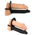 Kép 8/9 - Black Velvets Double F - felcsatolható anál vibrátor (fekete)