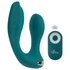 Kép 1/9 - Couples Choice Hands-free - felhelyezhető vibrátor (türkiz)