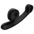 Kép 3/4 - Snail Vibe Curve - 2in1 csiklóizgató vibrátor (fekete)