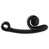 Kép 1/4 - Snail Vibe Curve - 2in1 csiklóizgató vibrátor (fekete)