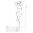 Kép 2/4 - Passion BS007 - mintás necc overall (fekete) - S-L