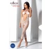Kép 2/2 - Passion BS081 - nyakpántos capri overall - fehér (S-L)