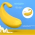 Kép 5/6 - Sex HD - okos, banán formájú vibrációs tojás (sárga)