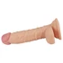 Kép 2/4 - Lovetoy Real Extreme - talpas, herés G-pont dildó - 19cm (natúr)