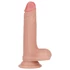 Kép 1/9 - Lovetoy Nature Cock - kétrétegű élethű dildó - 18cm (natúr)