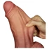 Kép 2/8 - Lovetoy - kétrétegű élethű dildó - 26cm (natúr)